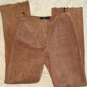 Yves Saint Laurent  TCM Women’s Y2K Low Rise suede Flare pants